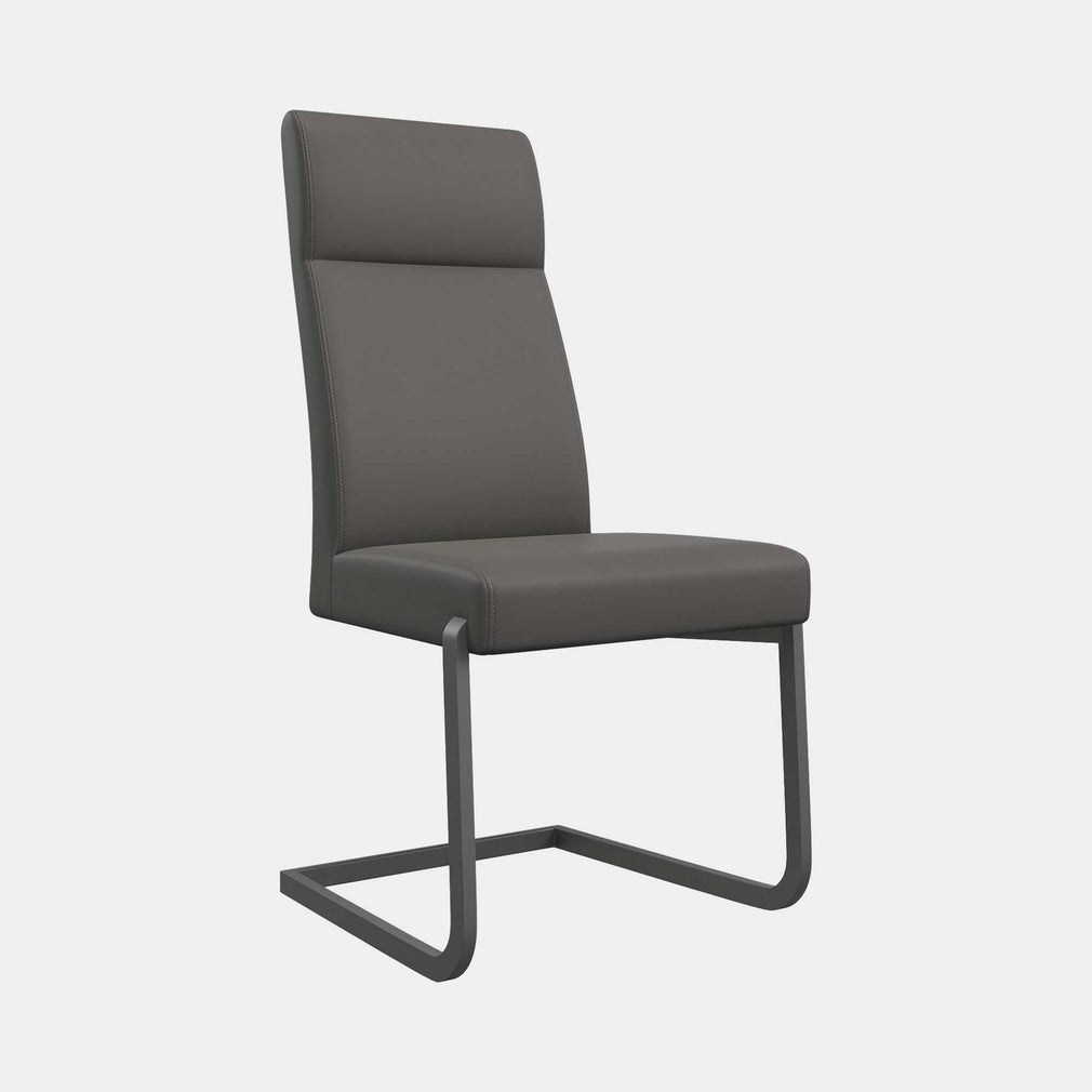 Manta - Dining Chair, Faux Leather Grey
