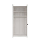 Florida - Mirrored Wardrobe 100cm 2 Door Hinged Robe (H216cm), Mirror Front