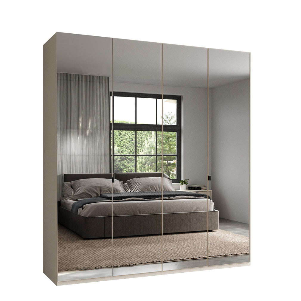 Florida - Mirrored Wardrobe 200cm 4 Door