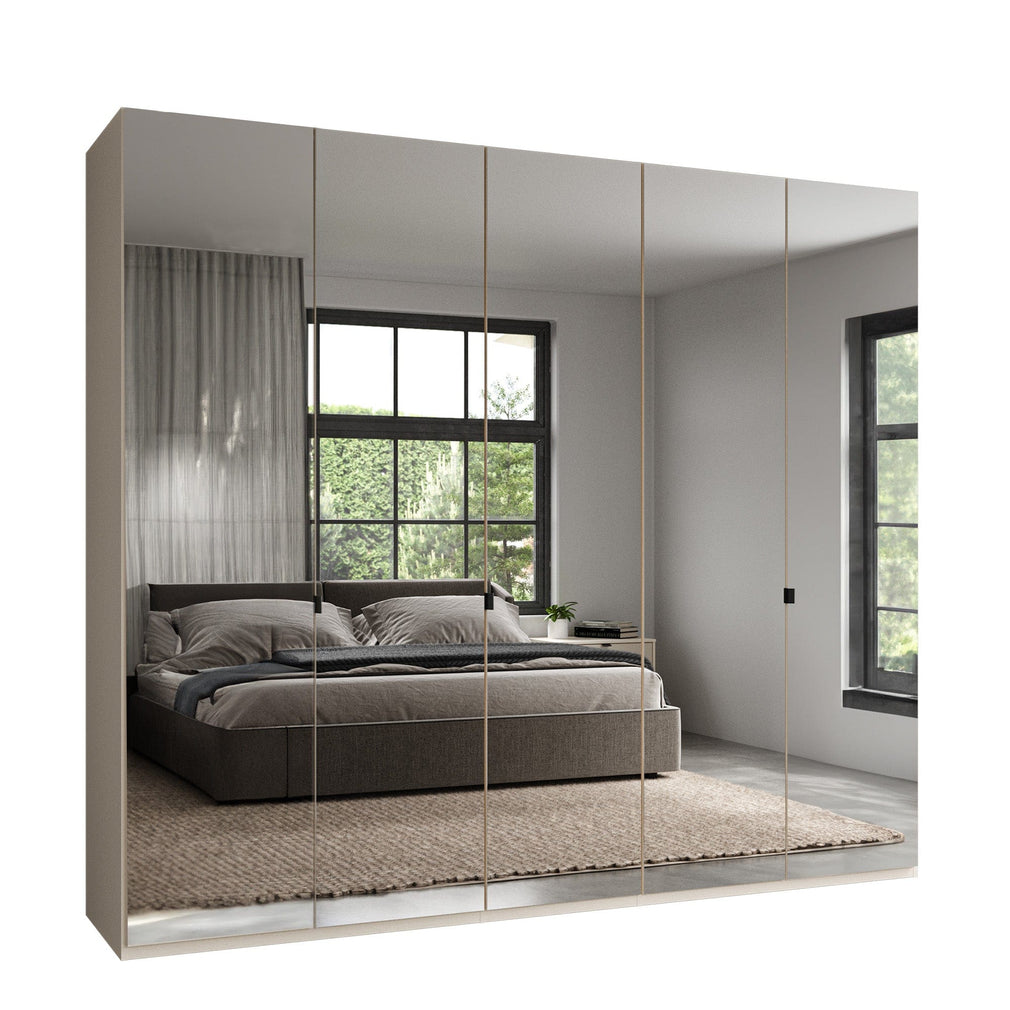 Florida - Mirrored Wardrobe 250cm 5 Door