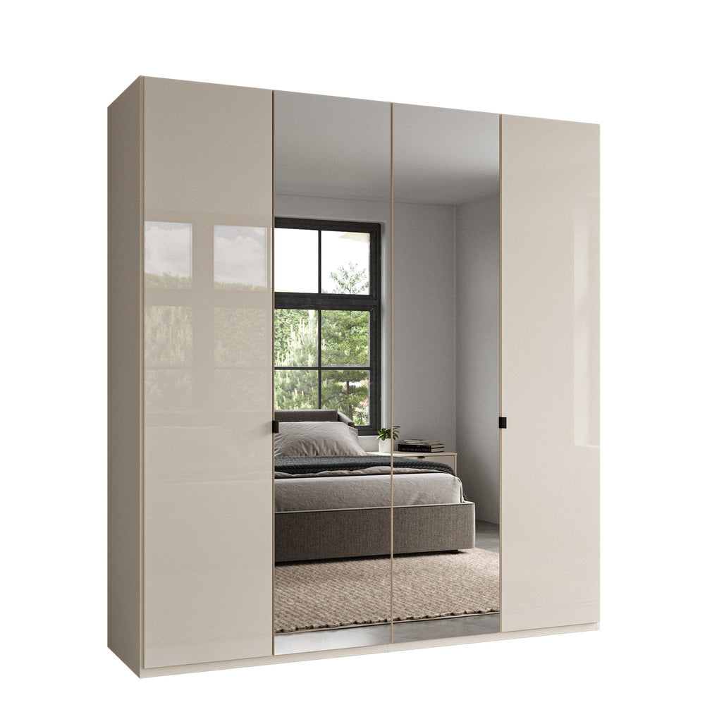 Florida - Wardrobe 200cm 4 Door 2 Mirror