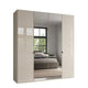 Florida - Wardrobe 200cm 4 Door 2 Mirror
