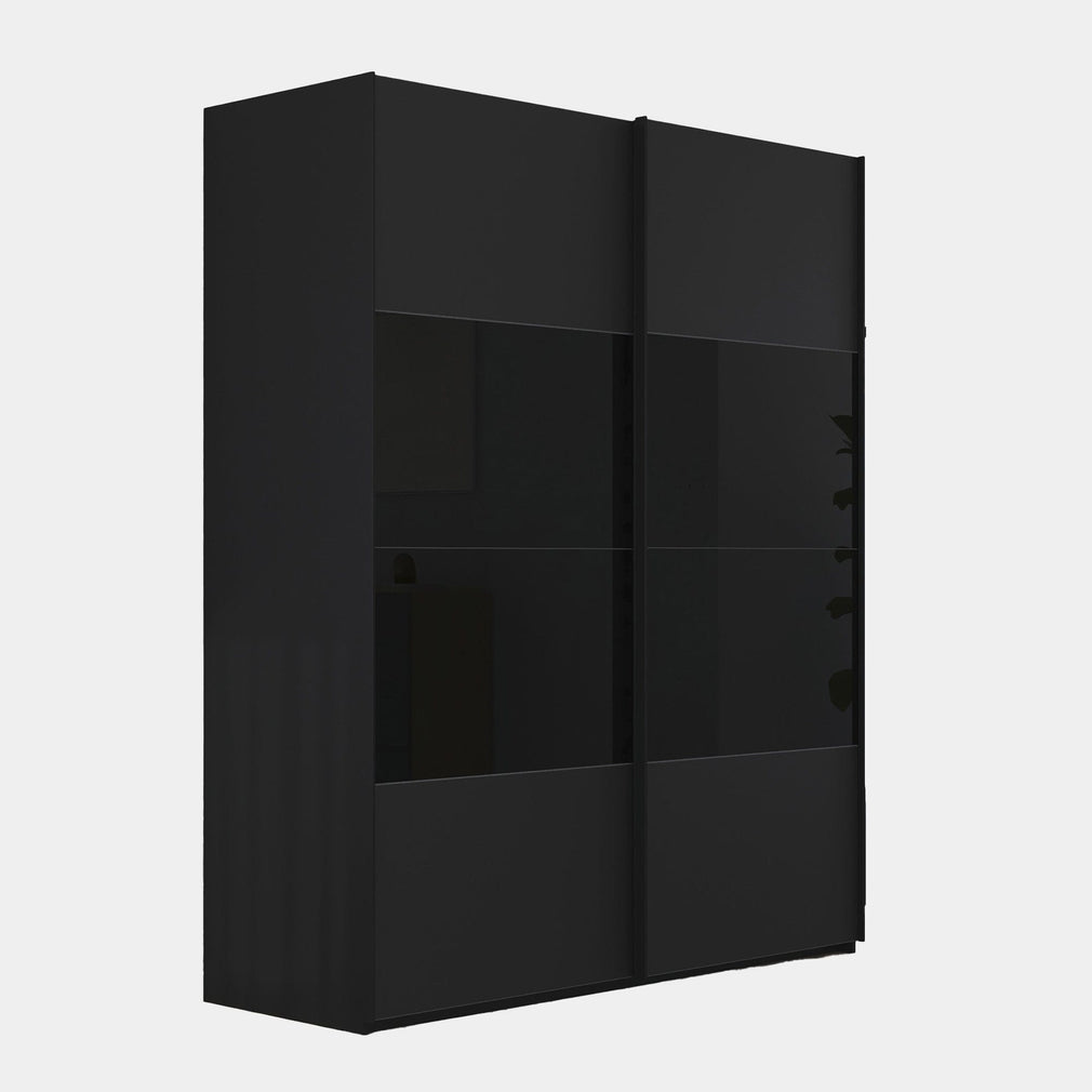 Montpellier - Sliding 2 Door Wardrobe, Black