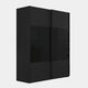 Montpellier - Sliding 2 Door Wardrobe, Black