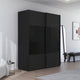 Montpellier - Sliding 2 Door Wardrobe, Black