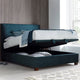 Nicola - Ottoman Bed Frame, Blue
