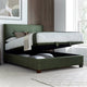 Nicola - Ottoman Bed Frame, Winter Moss Green