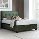 Nicola - Ottoman Bed Frame Winter Moss Green