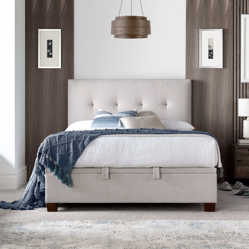 Nicola - Ottoman Bed Frame Muskat Clay