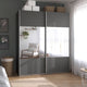 Piave - Sliding 2 Door Wardrobe With Mirror