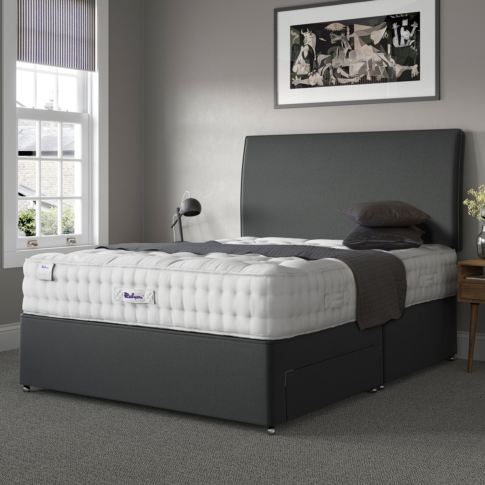 Relyon Aldbury - Mattress & Base Set 135cm (Double) Grade A 4 Drawer