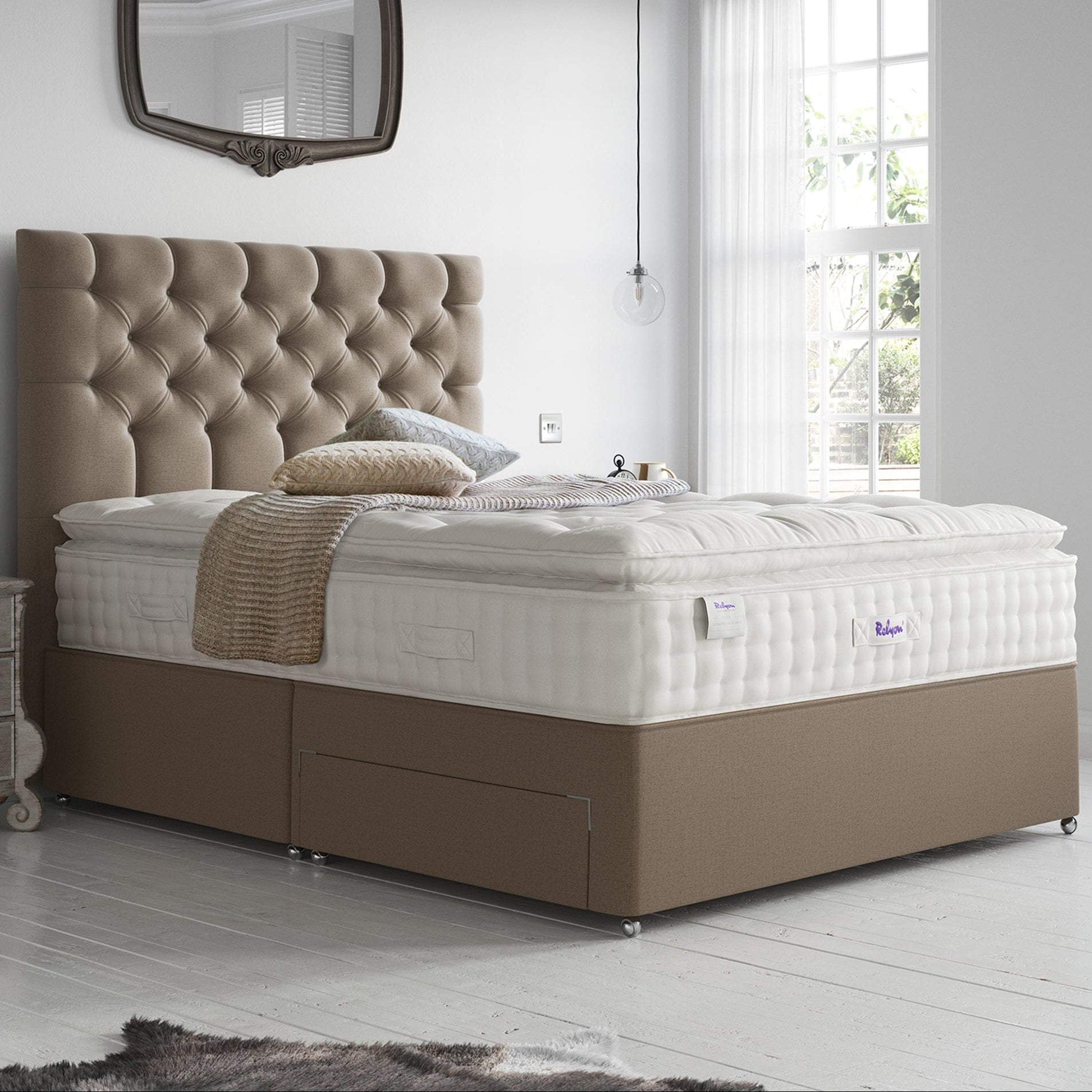 Relyon Danbury - Mattress & Bed Base Set