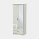 Stanford - Tall 2 Drawer Mirror Robe