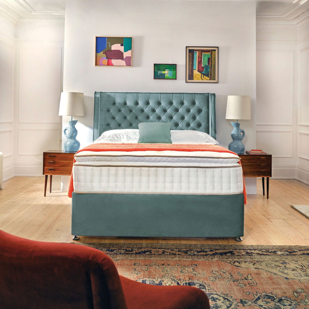 Sleepeezee Heritage 4000 - 120cm (Small Double) End Lift Ottoman Set