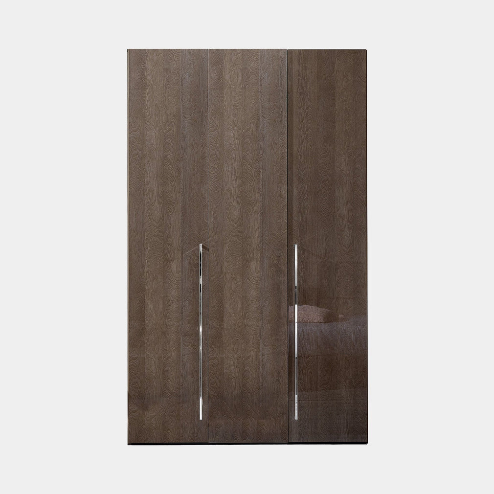 Treviso - Wardrobe, Silver Grey 139.5cm 3 Door