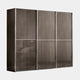 Treviso - Sliding Door Wardrobe, Silver Grey 279cm 3 Door
