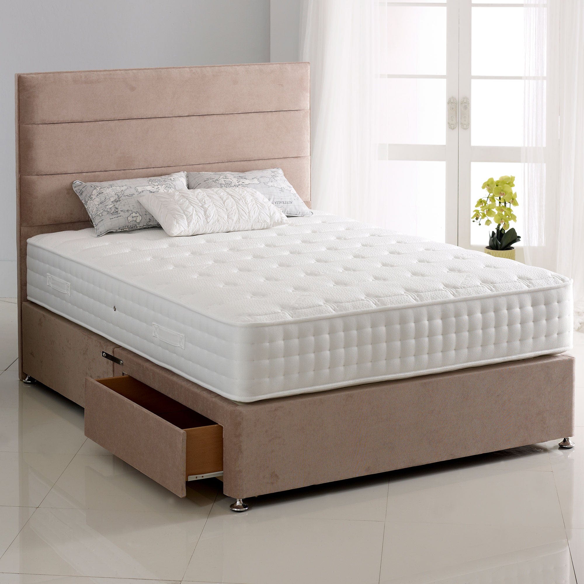 Waltham 1000 - Mattress & Base Set Ottoman Set 135cm