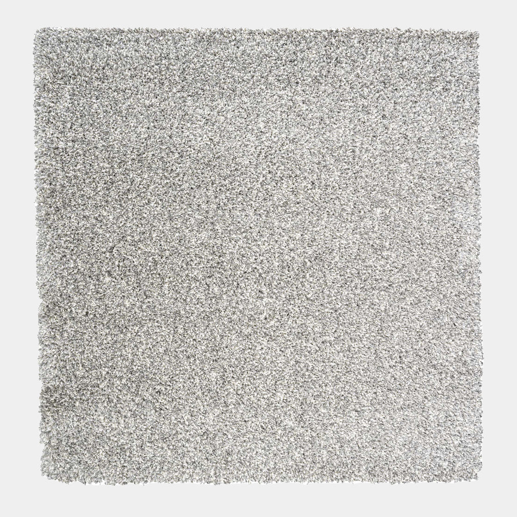 Twilight - Square Rug White Silver
