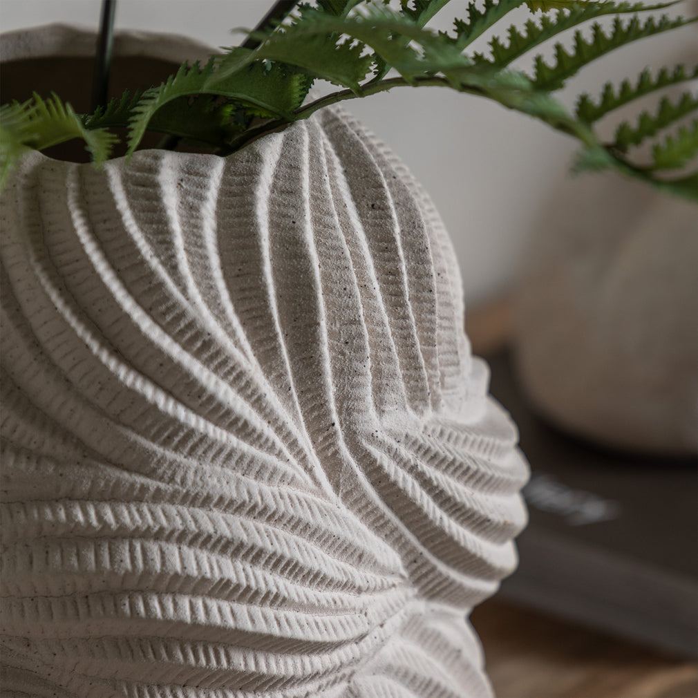 Laucala - Ceramic Vase, Neutral