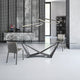 Cattelan Italia Skorpio - Glass Dining Table
