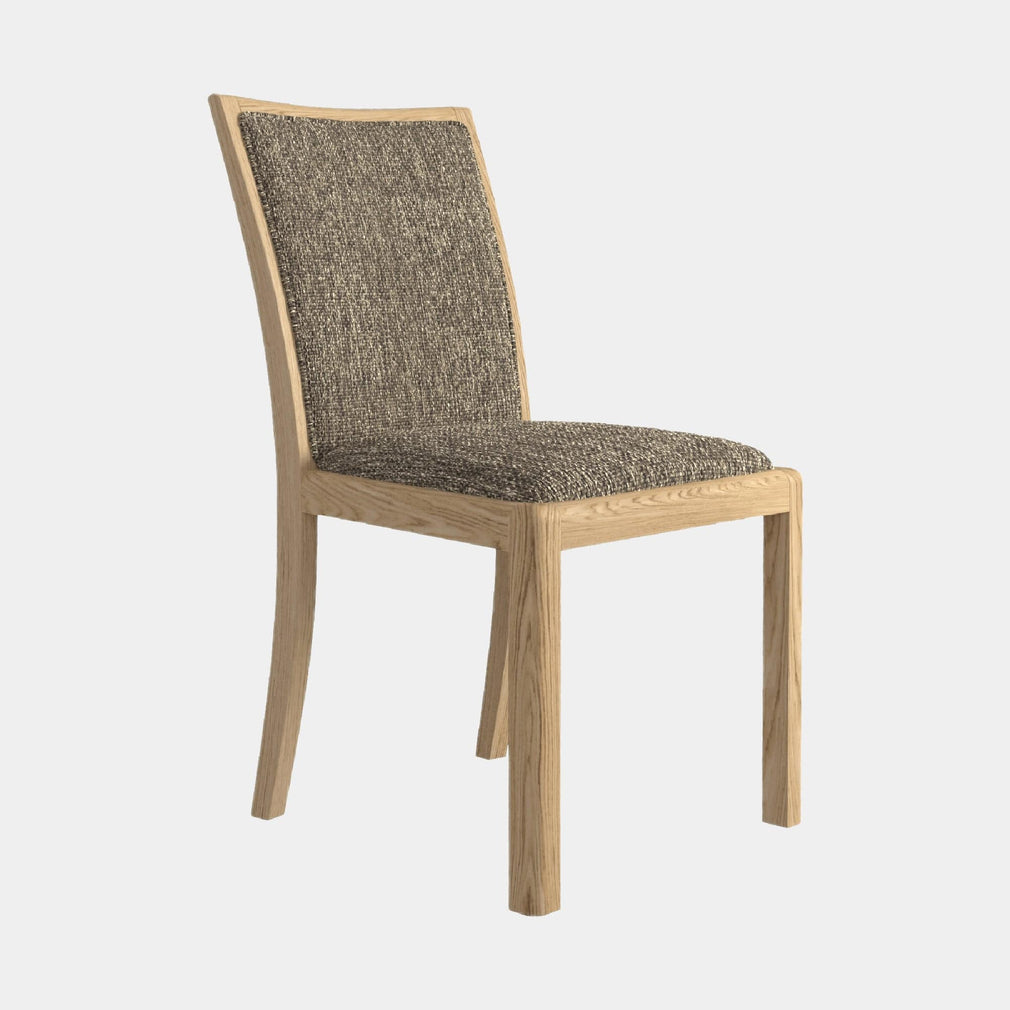 Arden - Low Back Dining Chair In Fabric Grey