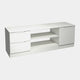 Media Unit in White High Gloss Finish