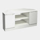 Alton - High Gloss Corner TV Unit White