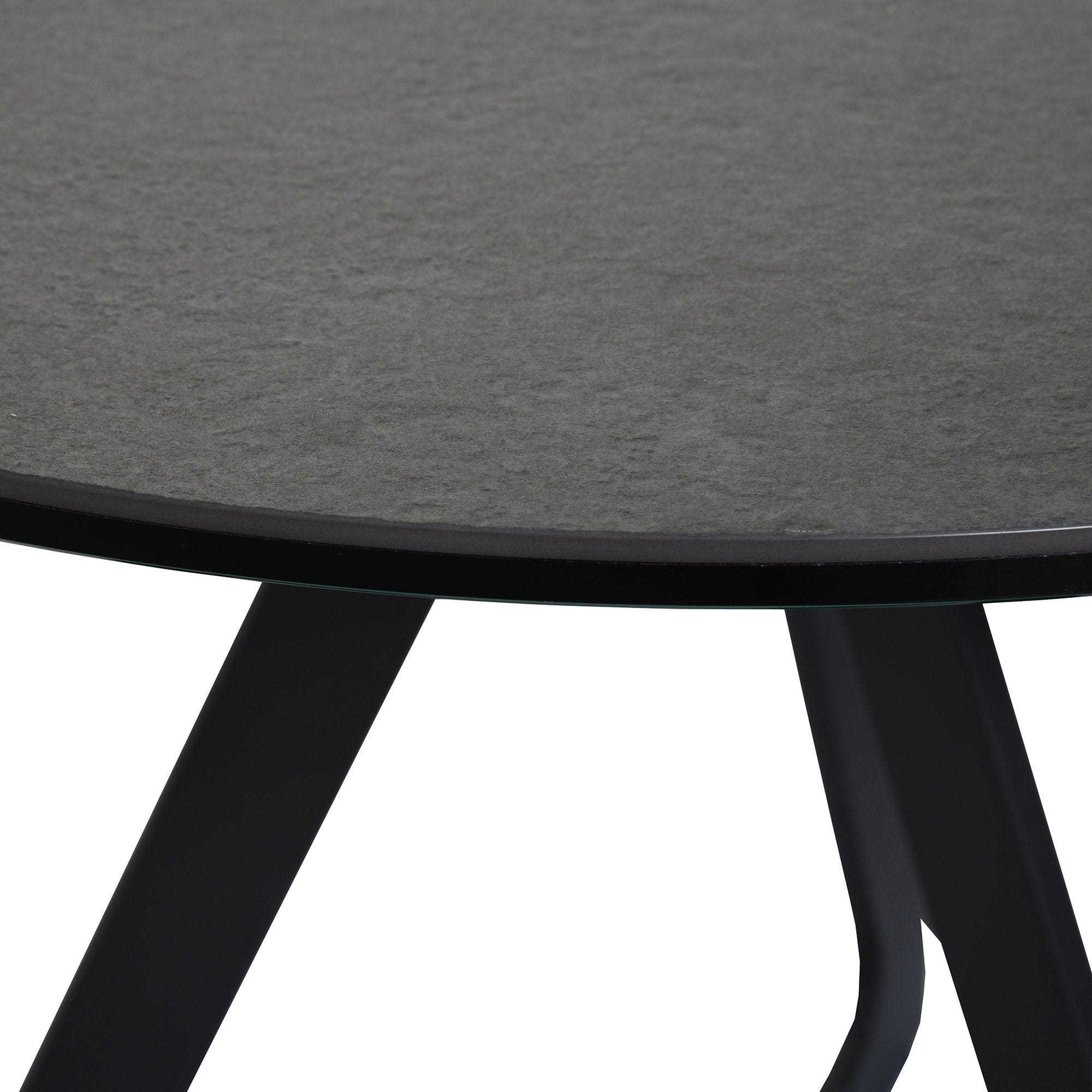 Angelo - Side Table Dark Grey Ceramic 60cm