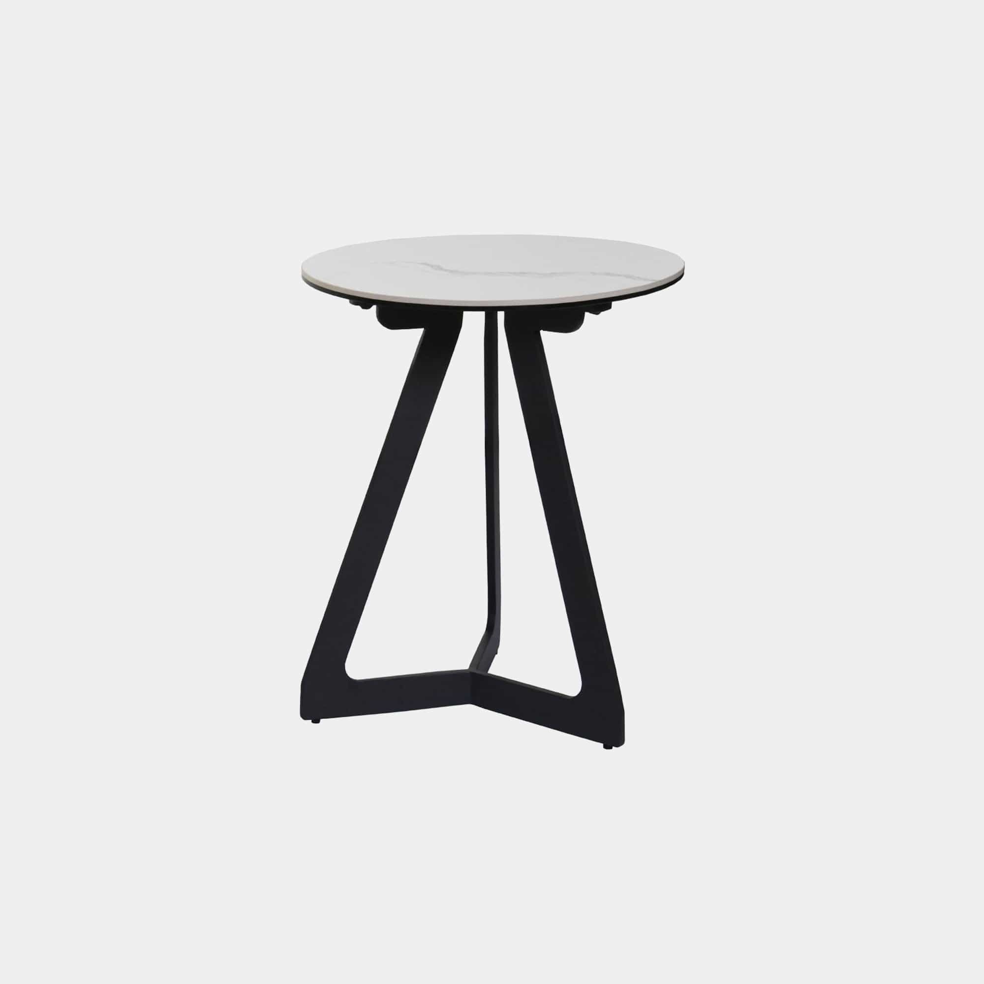 Angelo - Side Table White Ceramic 40cm