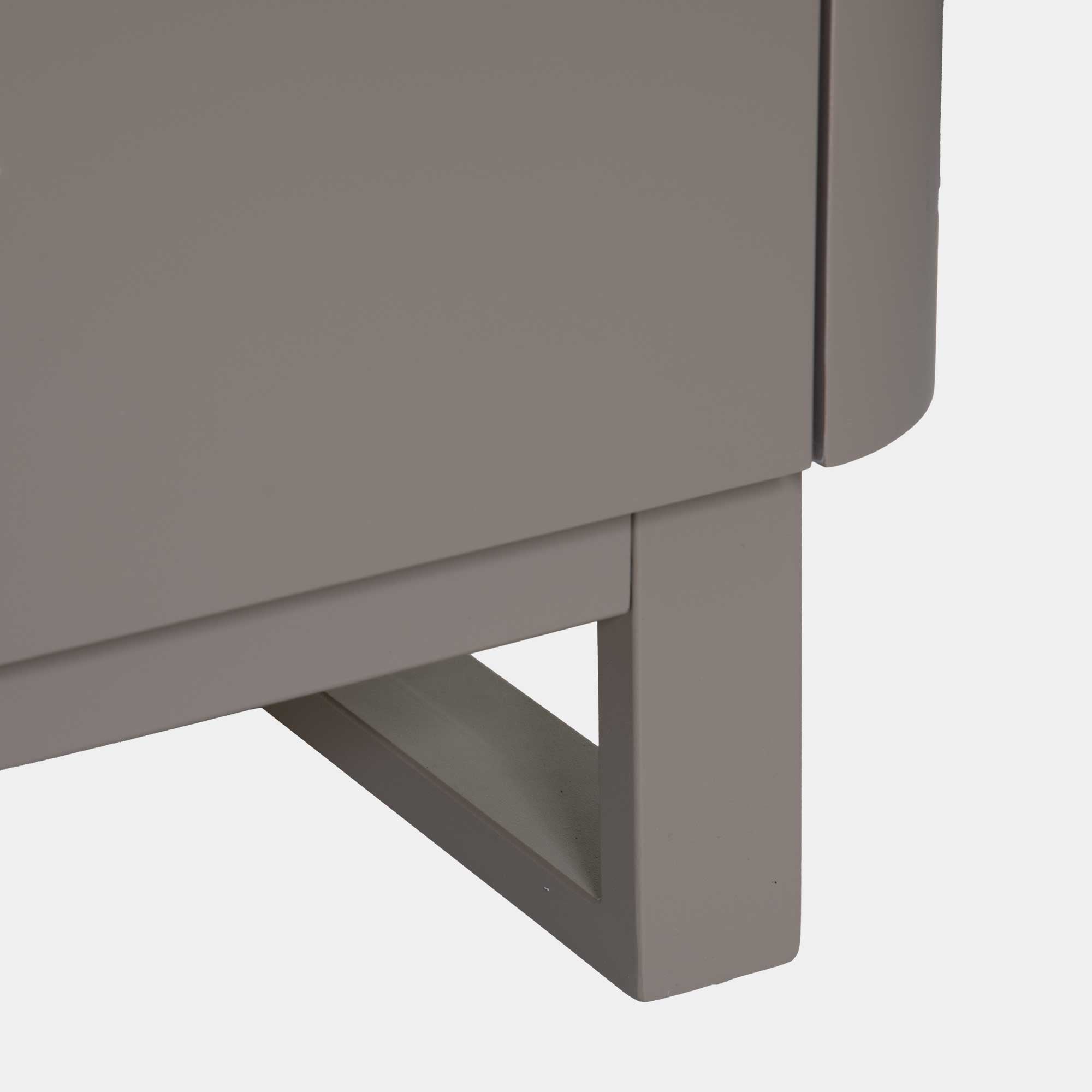 TV Unit In Beige With Beige Ceramic Top