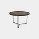 Cattelan Billy Keramik - 60 x 28cm Side Table Marmi Ceramic Top & Black Base