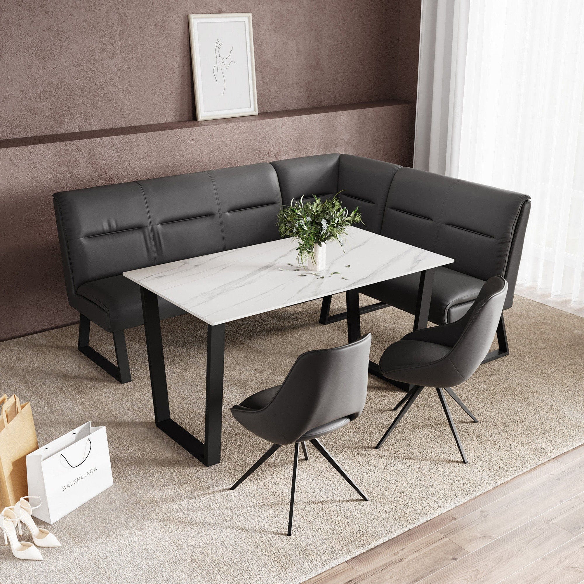 Corner bench chair online