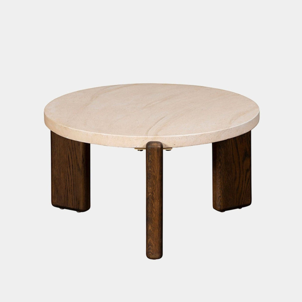 Calvin Faux Travertine Coffee Table