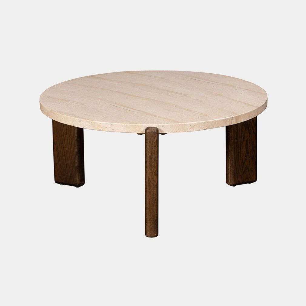 Calvin - Faux Travertine Coffee Table Large