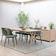 180cm Dining Table With Brass Details, Edge Profile 3