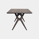 180cm Dining Table With Brass Details, Edge Profile 3