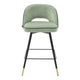 Eichholtz Cliff - Set Of 2 Counter Stools In Savona Pistache Green Velvet