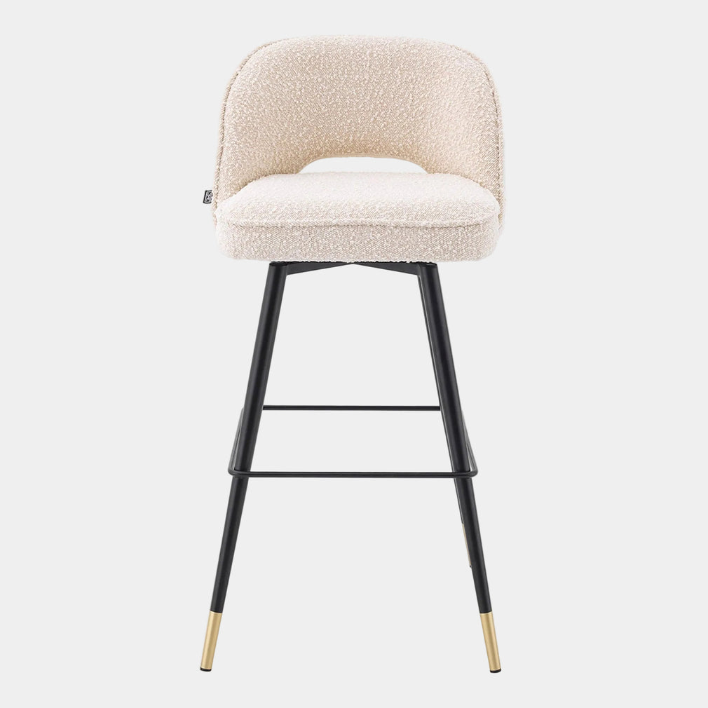 Eichholtz Cliff - Swivel Barstools Set Of 2, Velvet