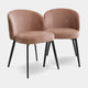 Eichholtz Lloyd - Dining Chairs Set Of 2, Fabric Sisley Pink