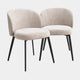 Eichholtz Lloyd - Dining Chairs Set Of 2, Fabric Sisley Beige
