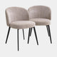 Eichholtz Lloyd - Dining Chairs Set Of 2, Fabric Sisley Grey