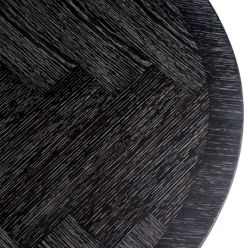 200cm Oval Dining Table In Charcoal Oak Veneer Bronze Finish