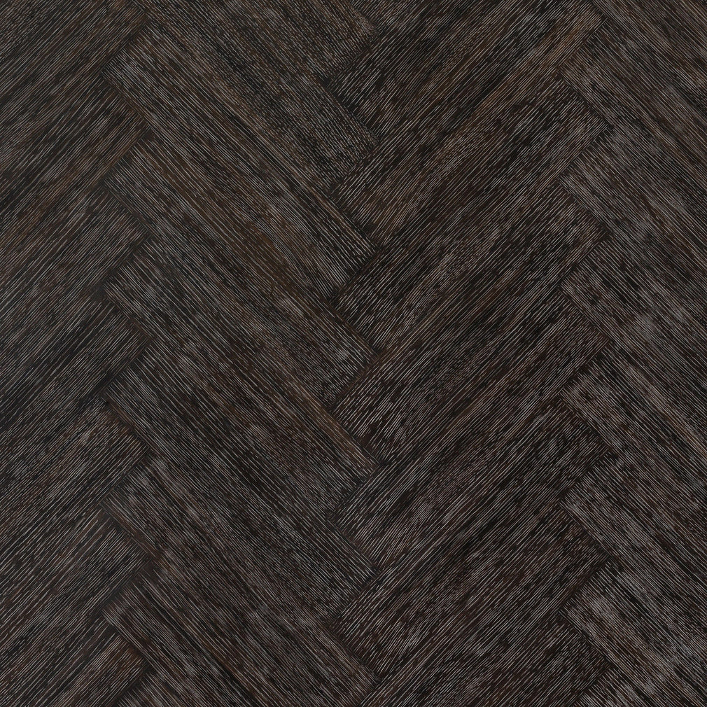230cm Dining Table Charcoal Oak Veneer Bronze Finish
