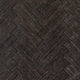 230cm Dining Table Charcoal Oak Veneer Bronze Finish