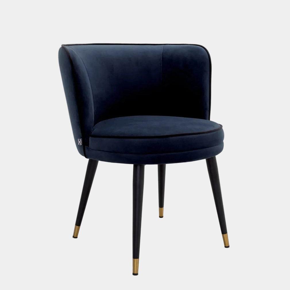 Eichholtz Grenada - Swivel Dining Chair, Velvet