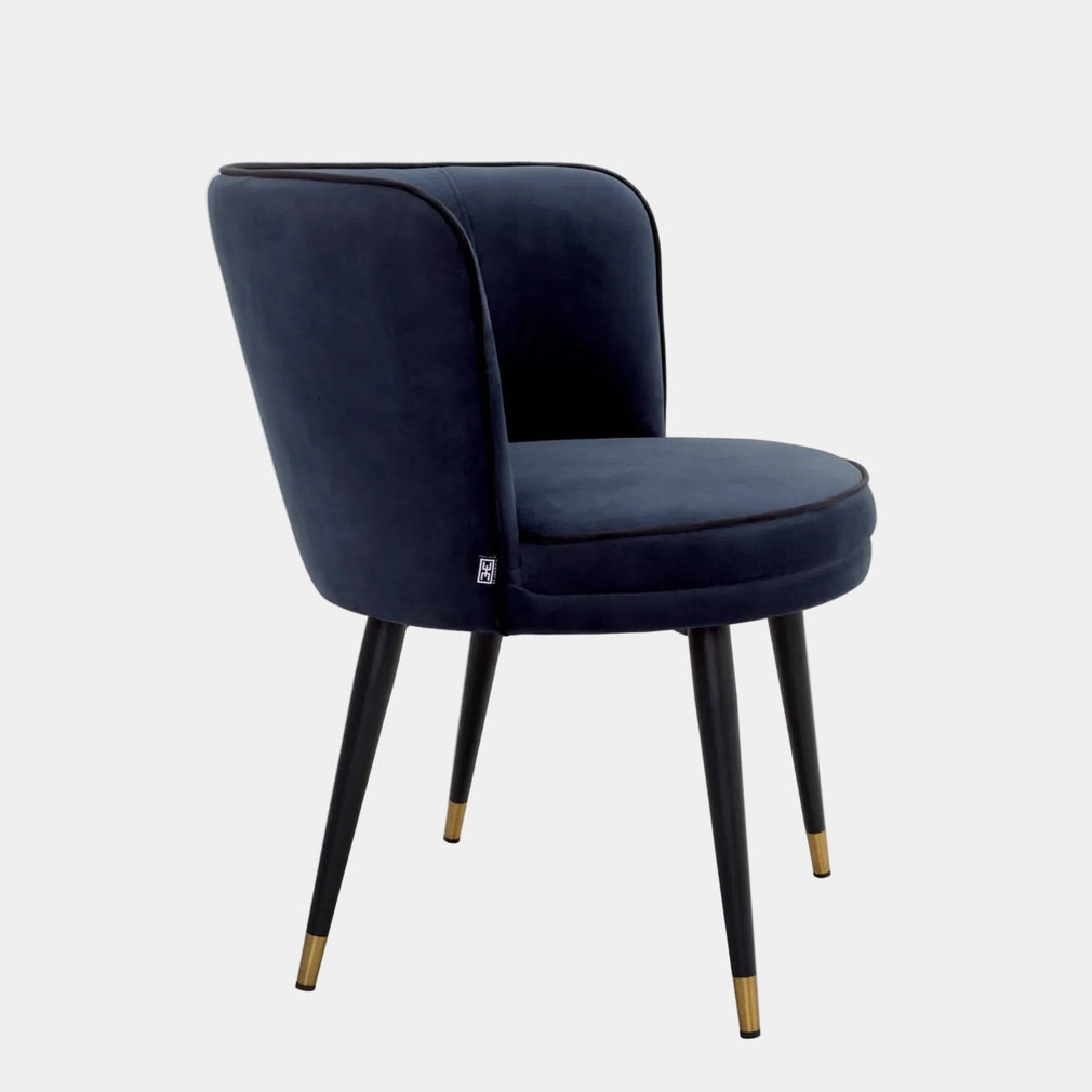 Eichholtz Grenada - Swivel Dining Chair, Velvet