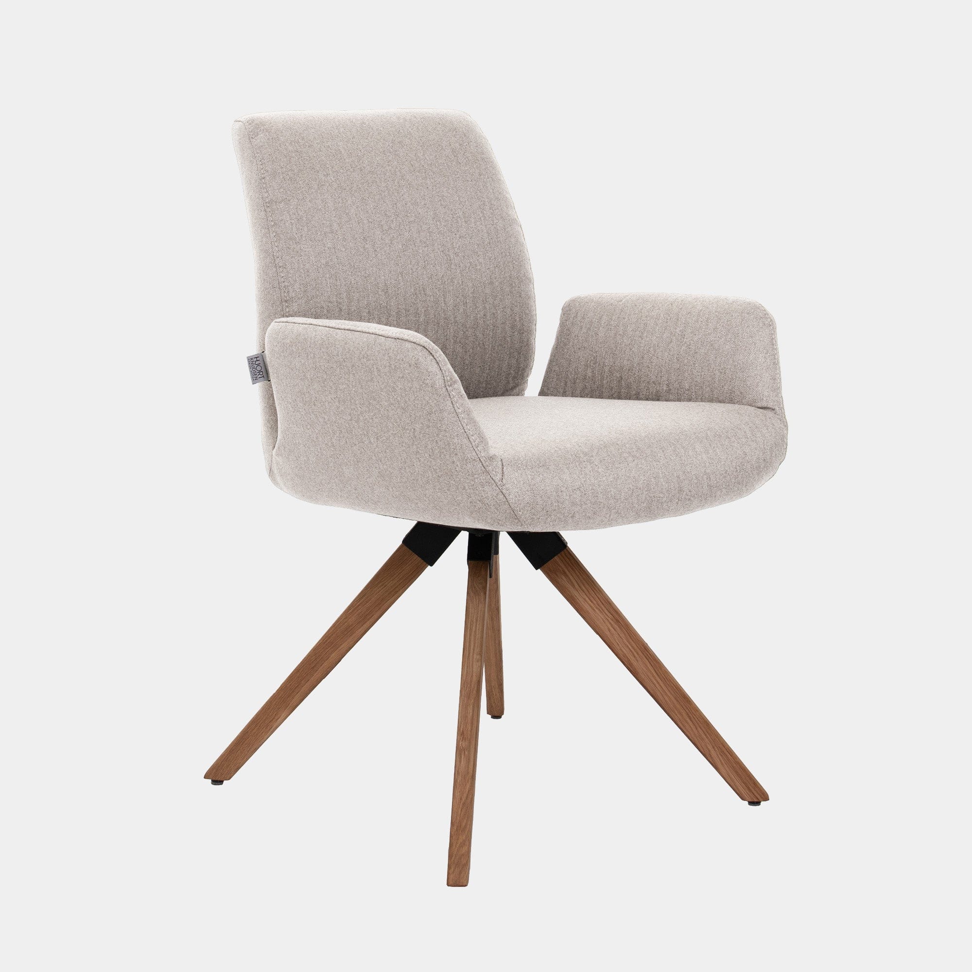 Armchair With 'C' Wooden Leg In Group 1