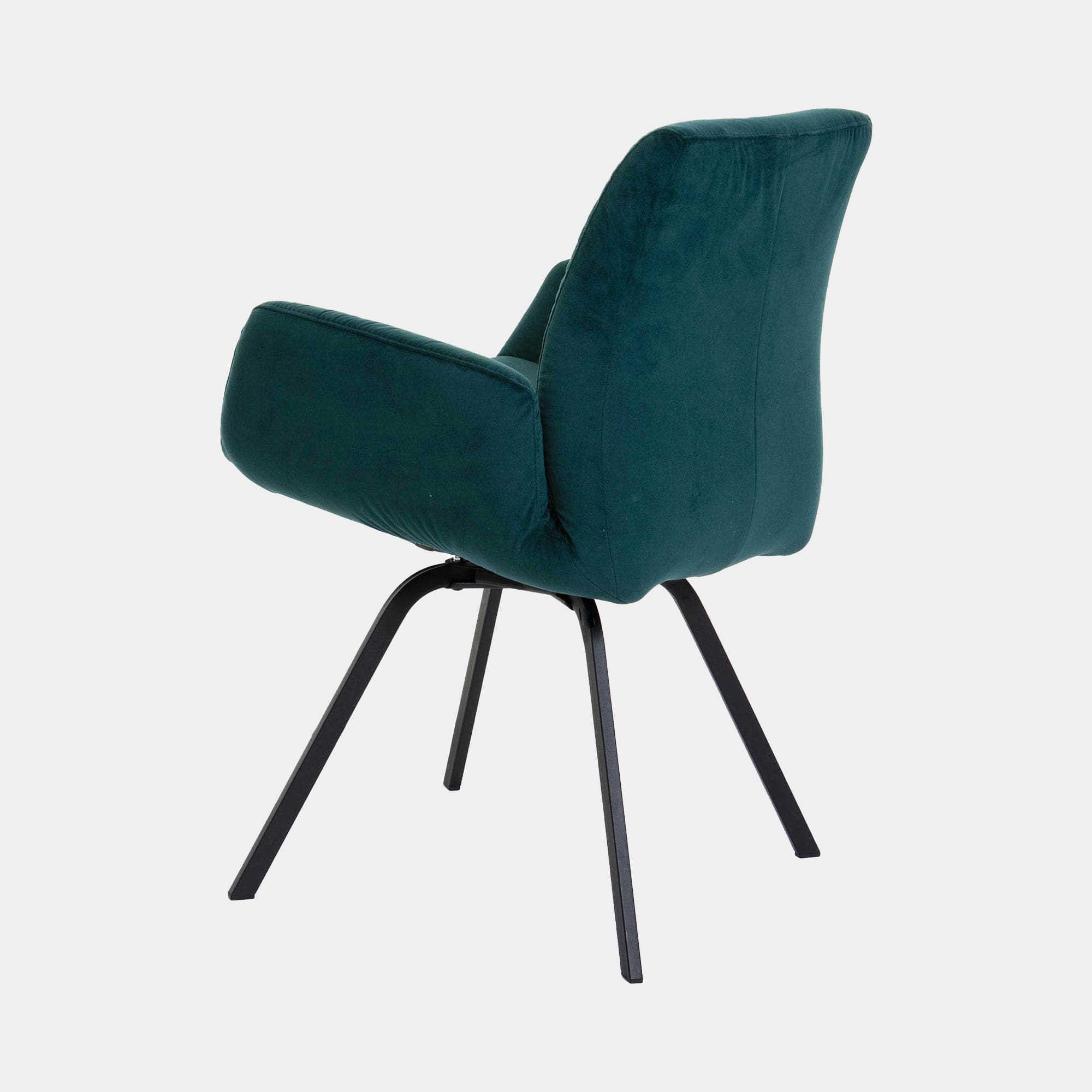 Lily - Swivel Armchair, Velvet Fabric
