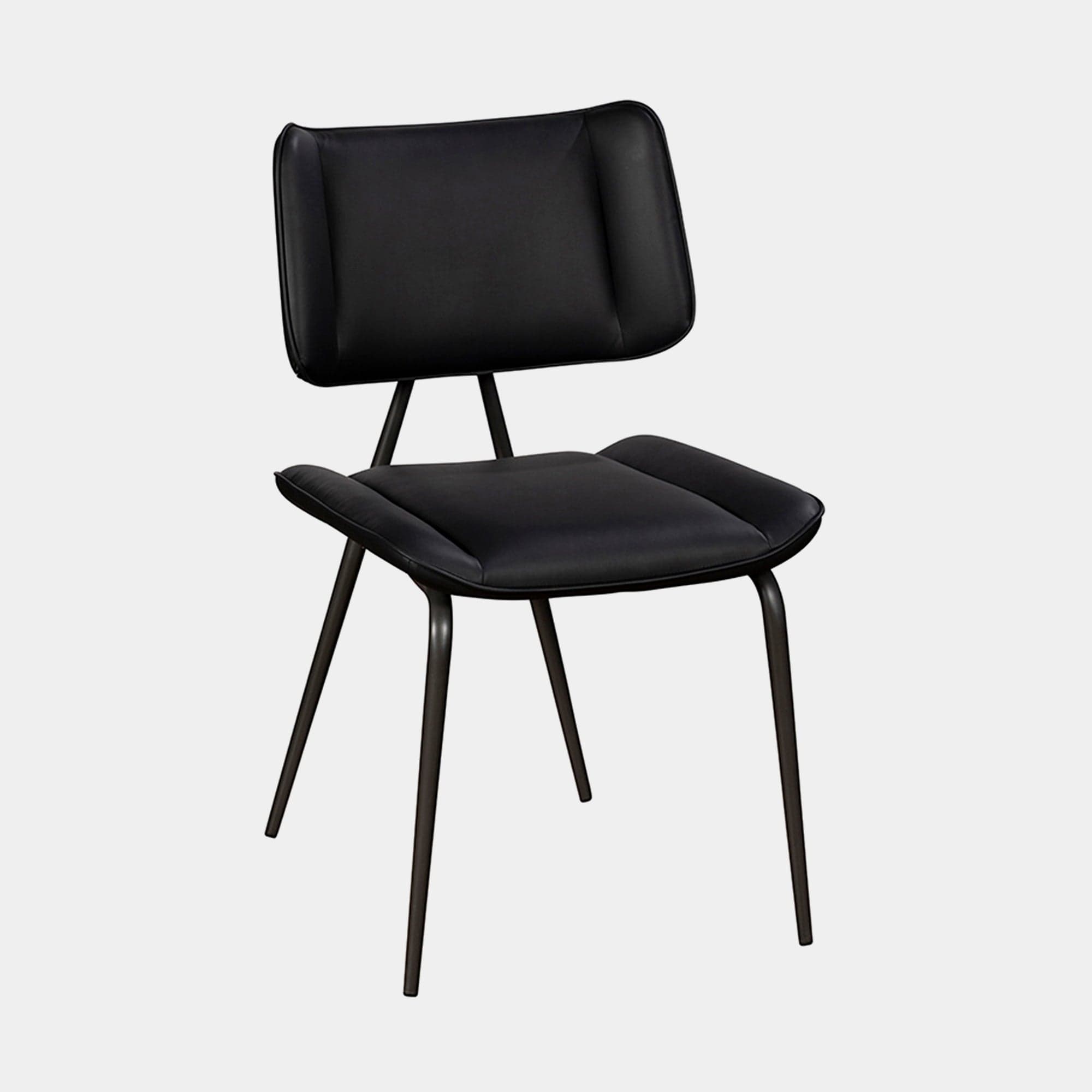 Lowden - Dining Chair In PU Black