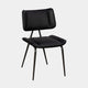 Lowden - Dining Chair In PU Black